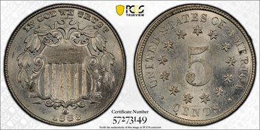 1883 5C Shield MS64