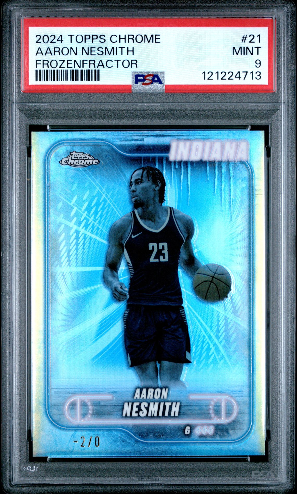 2024 Topps Chrome Aaron Nesmith #21 (Frozenfractor) Mint 9 front