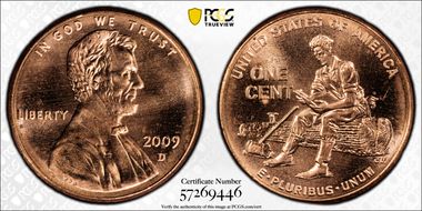 2009-D 1C Lincoln-Formative Years MS65RD