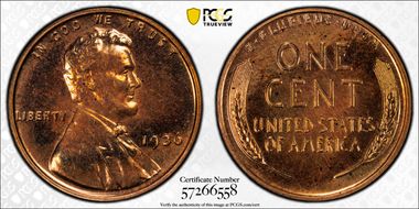 1936 1C Brilliant PR64RB