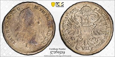 1774-C-A 7 Kr Vienna N1