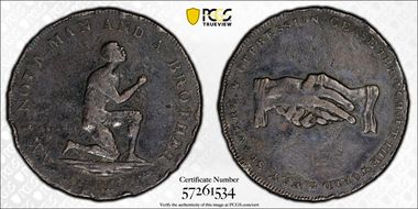 (c.1790) Tk 1/2D DH-1039a Middlesex, Slave N1BN
