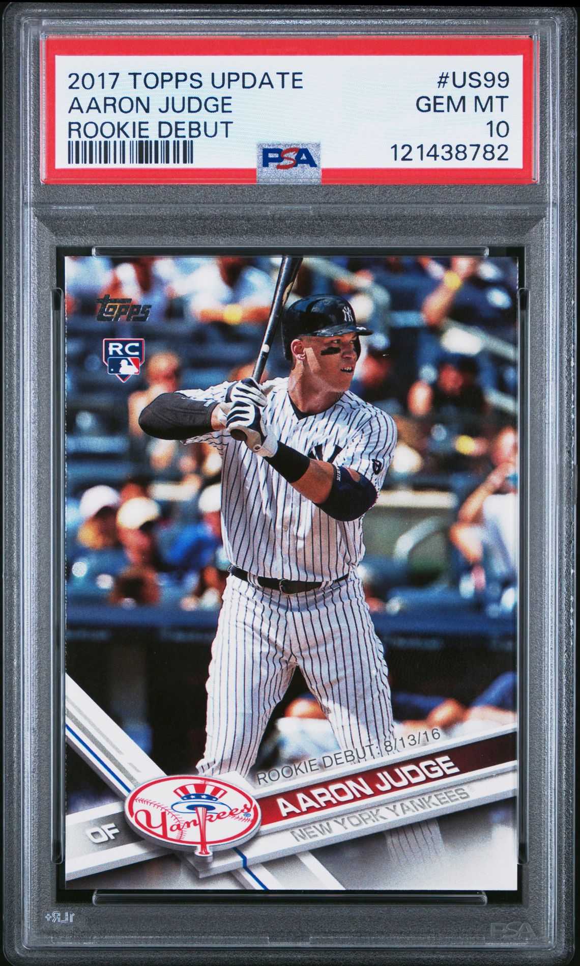 Topps Aaron Judge front