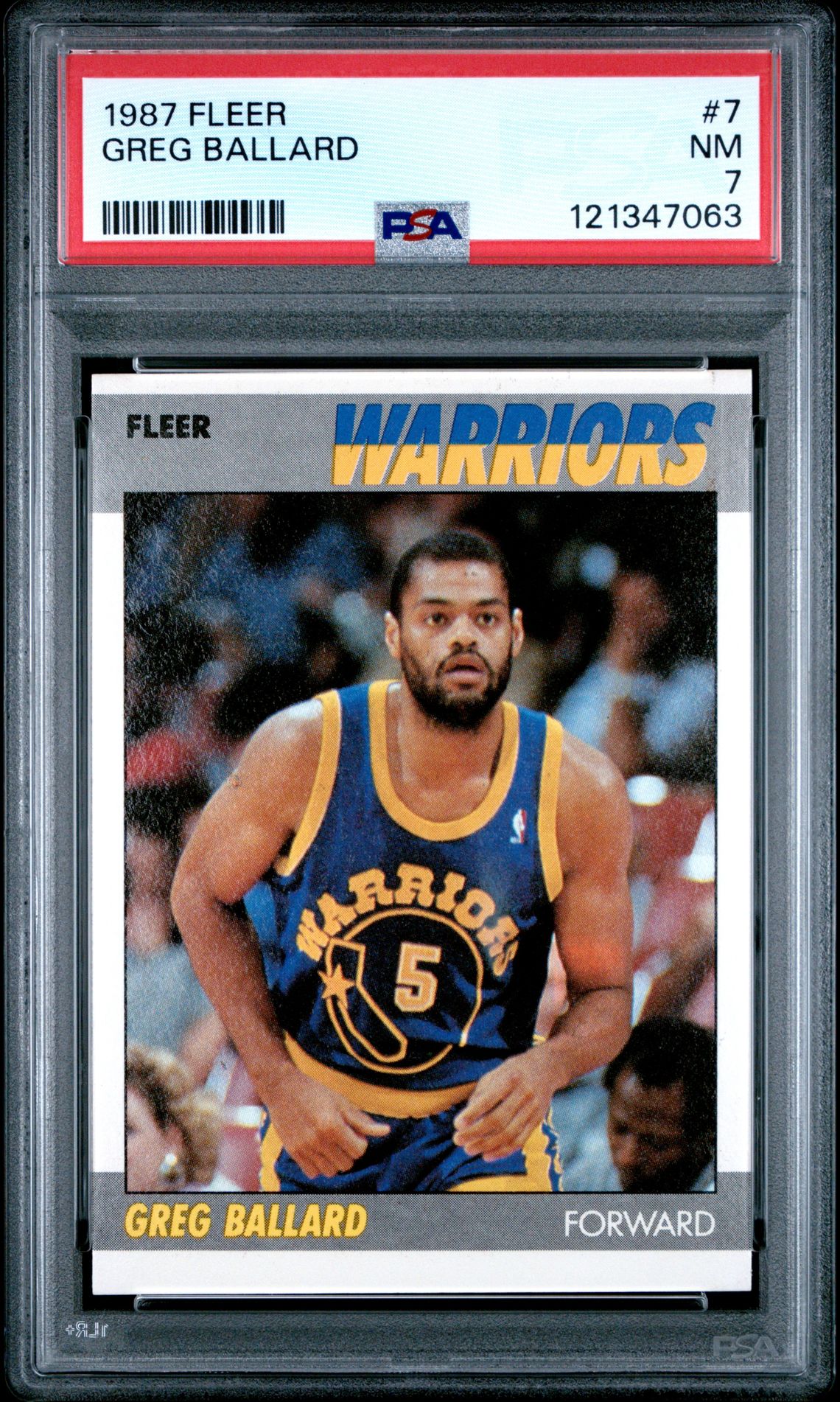 1987 Fleer FLEER #7 Greg Ballard front
