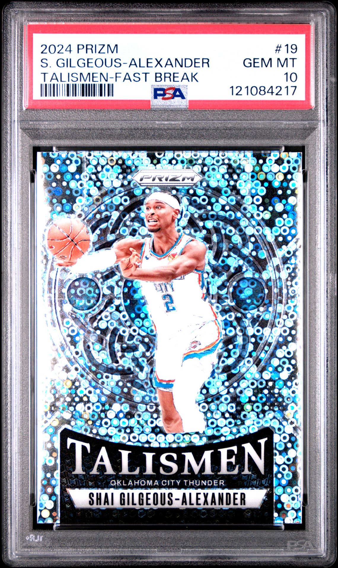 2024 Panini PANINI PRIZM TALISMEN FAST BREAK #19 S. Gilgeous-Alexander front