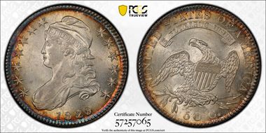 1820/19 50C Curl Base 2 MS64