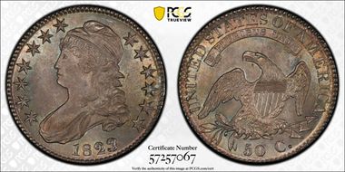 1823 50C Patched 3 MS65