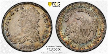 1829 50C O-110 MS63+