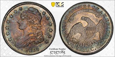 1835 50C O-109 MS65+