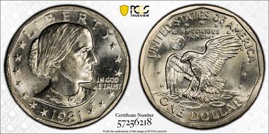 1981-S SBA$1 MS64