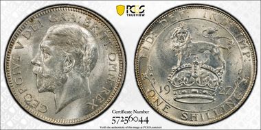 1927 Shil S-4033 Mod Effigy MS65