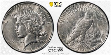 1934-S $1 AU50