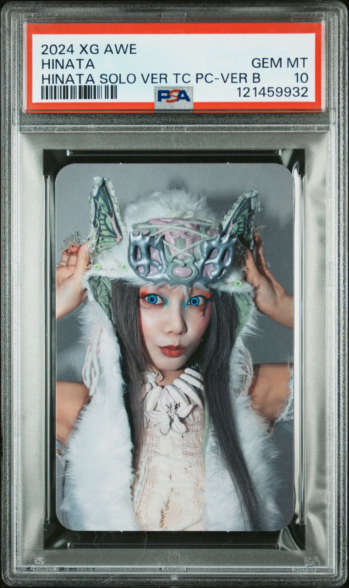 2024 XG 2ND MINI ALBUM AWE HINATA SOLO VERSION TRADING CARD PHOTOCARD HINATA SOLO VER TC PC-VER B Hinata front