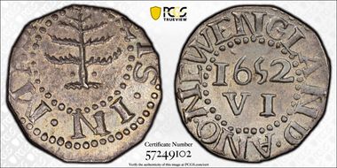 1652 6P Pine Tree MS66