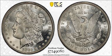 1882-CC $1 MS66+ 