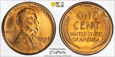 1936-D 1C MS67+ RD