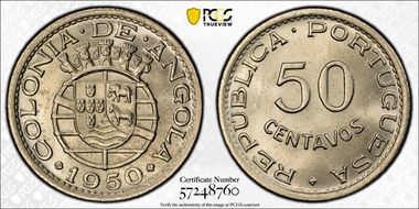 1950 50C MS64