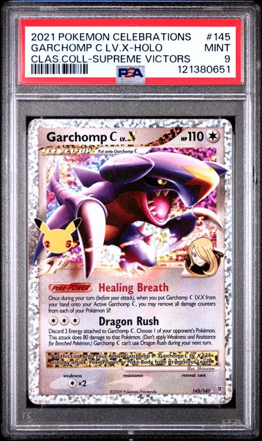 2021 Pokemon Celebrations Holo #145 Garchomp front