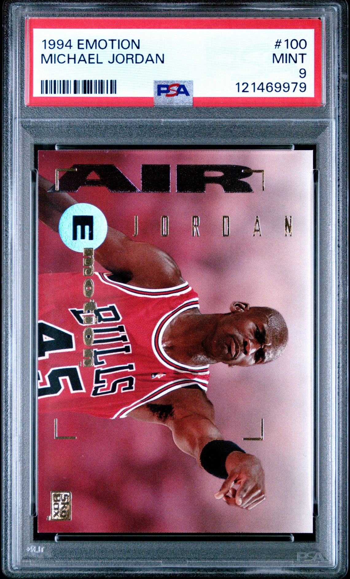 1994 E-Motion Michael Jordan #100 Mint 9 front
