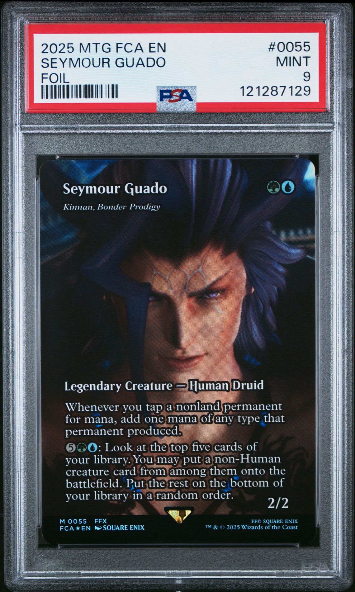 2025 MTG MAGIC THE GATHERING FINAL FANTASY THROUGH THE AGES FOIL #0055 Seymour Guado front