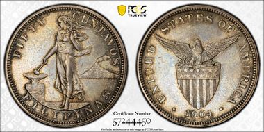 1904 50C AU58