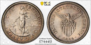 1904 10C MS65