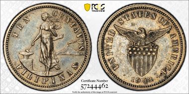 1903 10C PR58