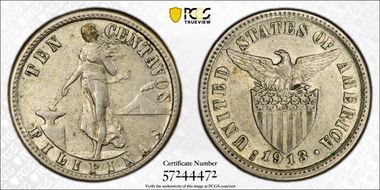 1913-S 10C AU53