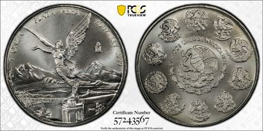 2007-Mo Onza Libertad Ag MS67