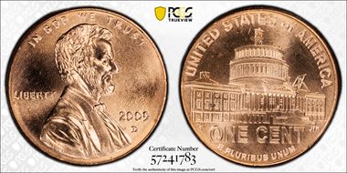 2009-D 1C Lincoln-Presidency MS67RD