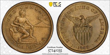 1909-S 1C MS62BN