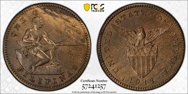 1914-S 1C MS63BN