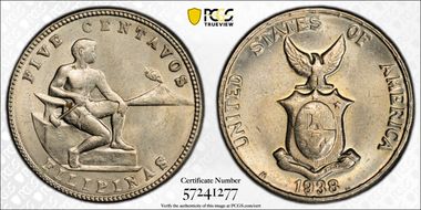 1938-M 5C Allen-6.02 MS64