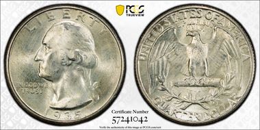 1935 25C MS67