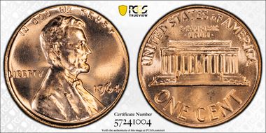 1964 1C MS67RD