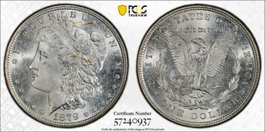 1879 $1 MS65+ 