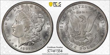 1891-CC $1 MS66