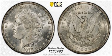 1879-CC $1 Capped Die MS63