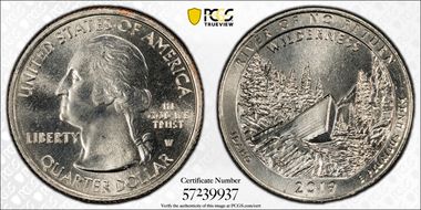 2019-W 25C Frank Church River of No Return NP MS66+