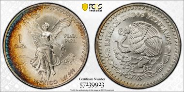 1995-Mo Onza Libertad Ag MS68