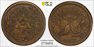 1863 CWT F-189/399a, Union MS62BN