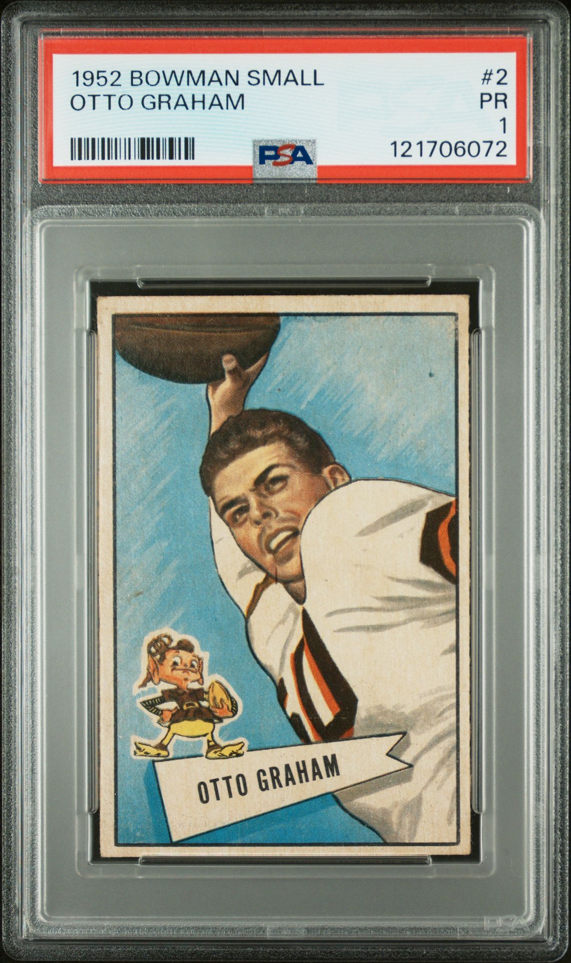 1952 Bowman BOWMAN SMALL #2 Otto Graham front