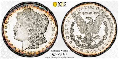 1878 7/8TF $1 VAM 40 MS63