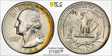1944 25C MS64