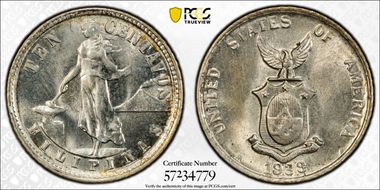 1938-M 10C MS65