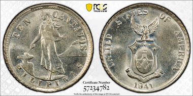 1941-M 10C MS63