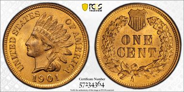 1901 1C MS64RB