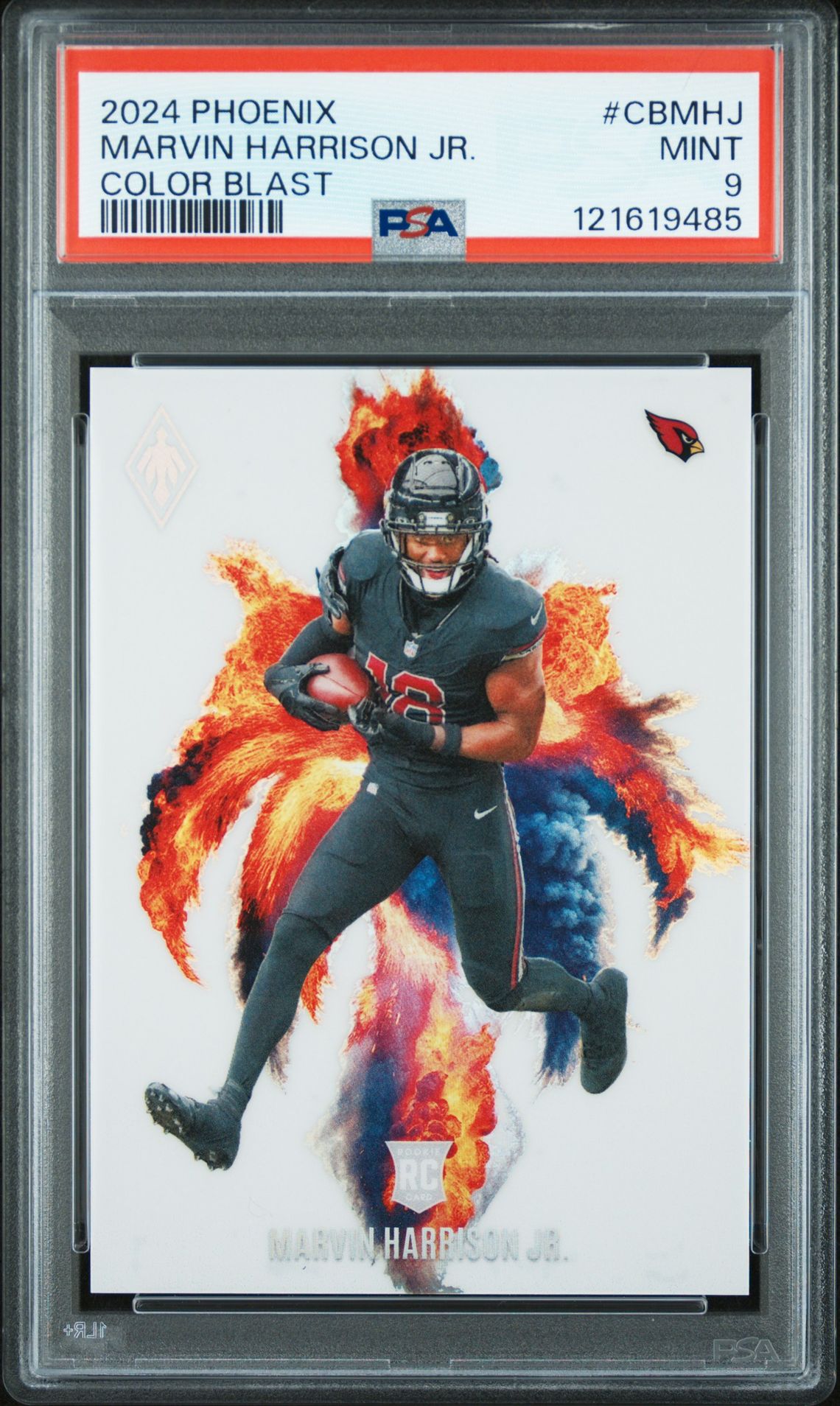 2024 Panini Phoenix Color Blast Marvin Harrison Jr. #Cbmhj Mint 9 front