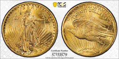 1911 $20 MS64