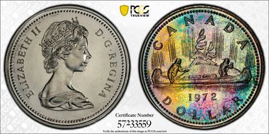 1972 S$1 Voyageur Ag SP67